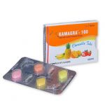 Kamagra Chewable Tabs 100 mg - 5 balení (20ks) - Viagra