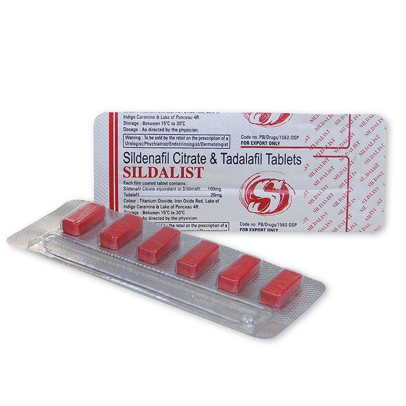 Sildalis 120 mg - 10 balení (60 ks) - SLEVA 30% CIPLA